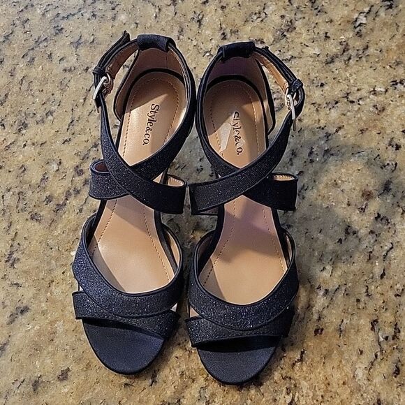 BRAND NEW STYLE & CO. WOMEN'S PRAVATI ANKLE STRAP SANDAL HEELS - Picture 2 of 15